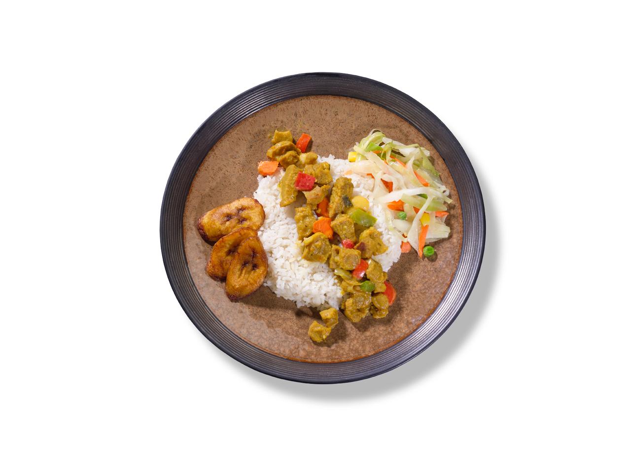 Curry Chickpeas Plate